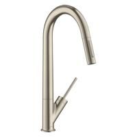 AX Starck Смеситель для кухни , цвет шлифованный никель AX Starck Смеситель для кухни , цвет шлифованный никель
