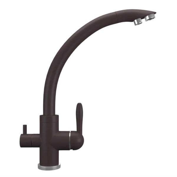 Смеситель для кухни Ulgran UQ-017-06, трюфель