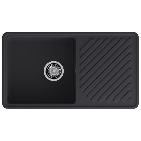 Кухонная мойка GranFest QUARZ 53, черный