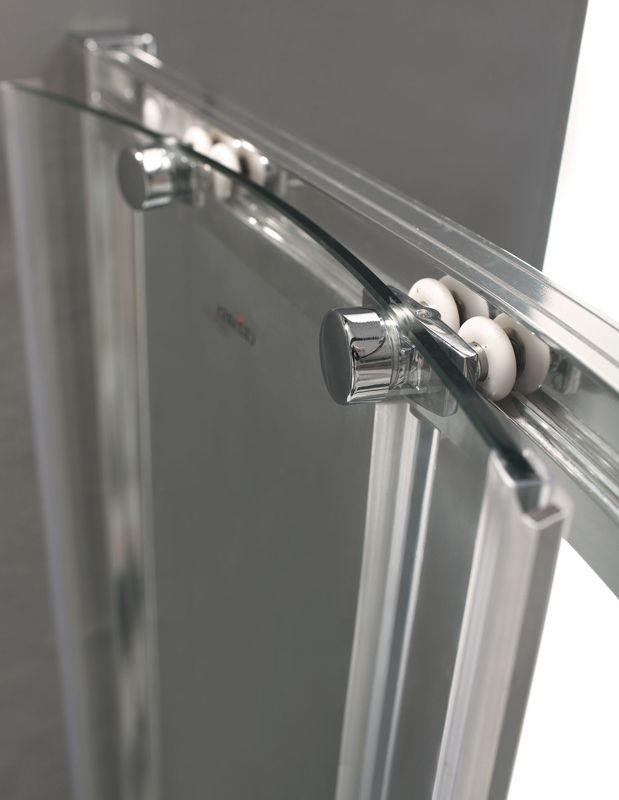 Душевой уголок Cezares Anima RH-2 120x90 L профиль Хром стекло прозрачное