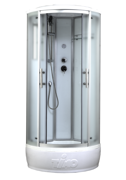 Душевая кабина Timo Standart Silver Fabric T-6680SF, 80x80x220