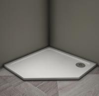 Душевой поддон Veconi Tezeo stone TZ-12, 900x900x30, искусственный камень, белый