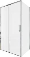 Душевой уголок Aquanet Pleasure Evo 110x100 AE65-110x100-CT профиль хром, прозрачное стекло