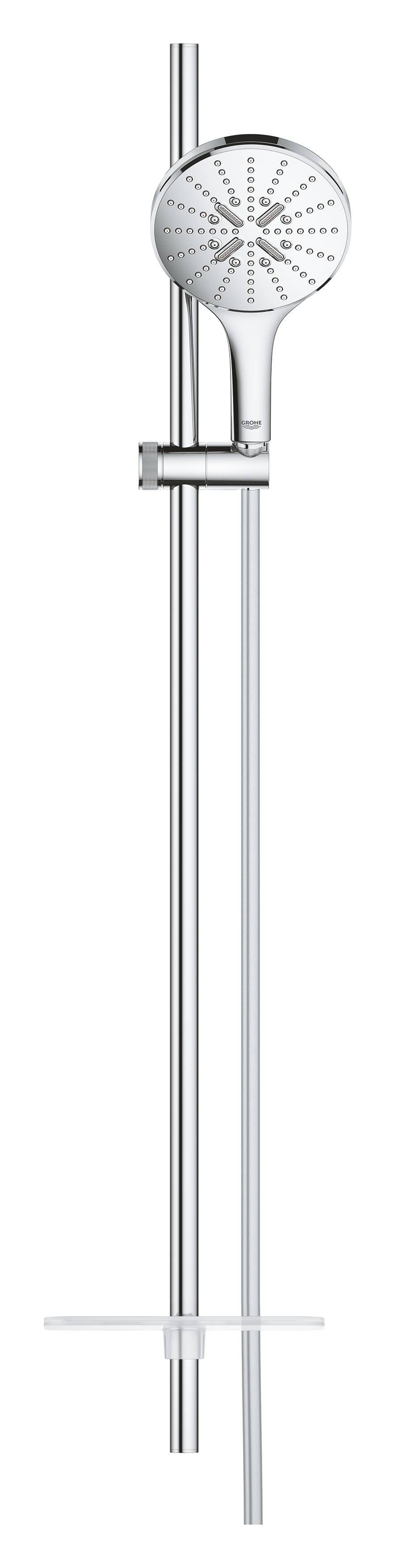 Душевой гарнитур GROHE Rainshower SmartActive 150, 3 вида струй, 9,5 л/мин., хром (26594000), артикул 26594000