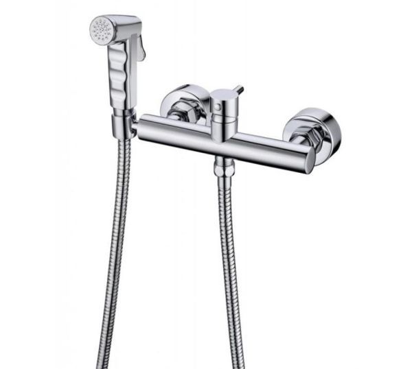 Гигиенический душ со смесителем Bravat D9140CP-RUS, хром