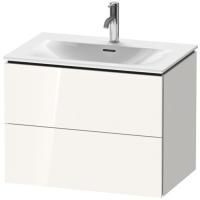 Duravit L-Cube Тумба подвесная под раковину # 234473, 2 ящика, 550x720x481мм, цвет White High Gloss