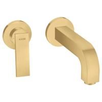 AX Citterio Смеситель для раковины,наст.,розет., цвет шлифованное золото