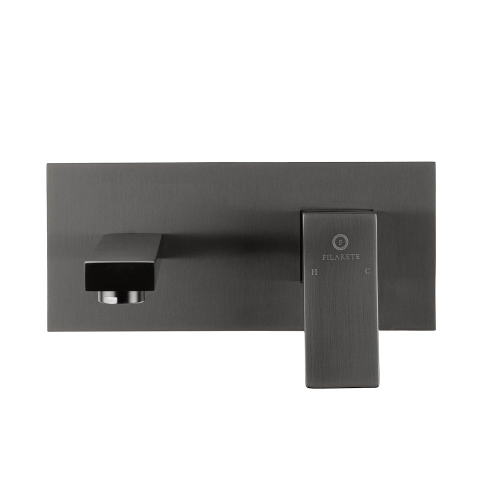 Смеситель для раковины встраиваемый FILARETE Fing FL4040BG, графит