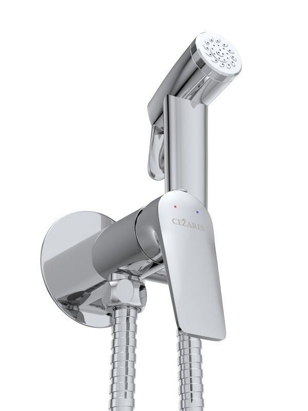 LINER-DIF-GM Гигиенический душ со смесителем, оружейная сталь, артикул LINER-DIF-GM