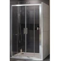 Душевая дверь в нишу Ravak 10° 10DP4-130 130 Сатин транспарент Душевая дверь в нишу Ravak 10° 10DP4-130 130 Сатин транспарент