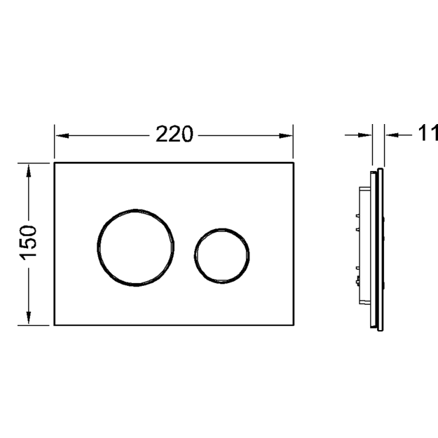TECEloop стекло зеленое, клав. белые.