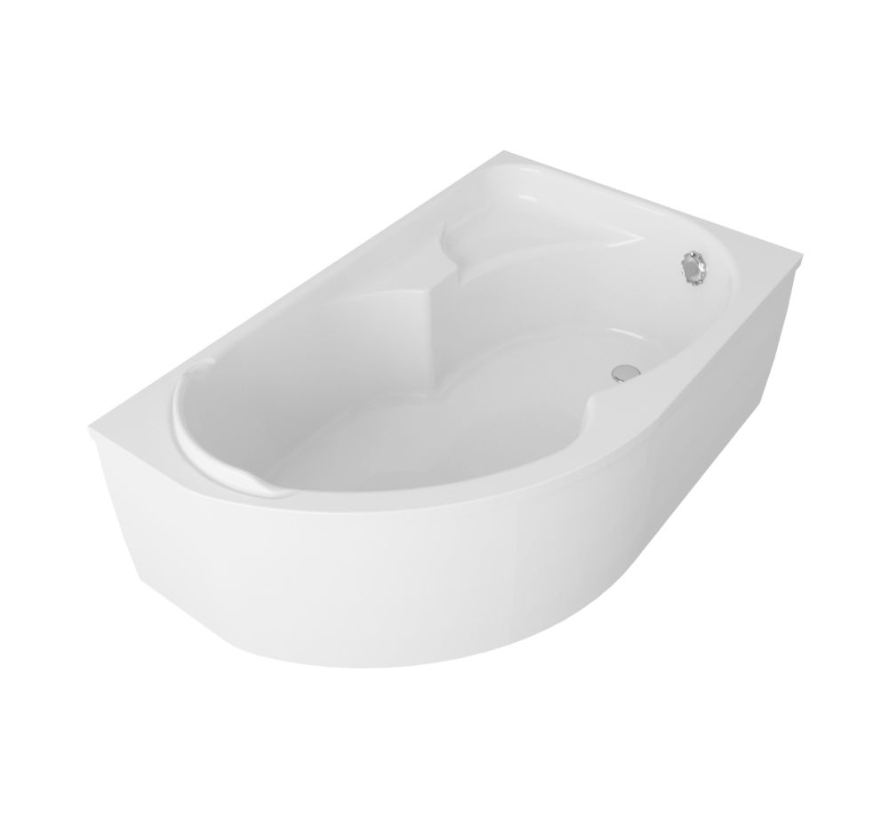 Комплект 3 в 1 Lavinia Boho Grance Hill S2-3703170R, акриловая ванна 170x105 см (правый разворот), усиленный металлический каркас, лицевой экран