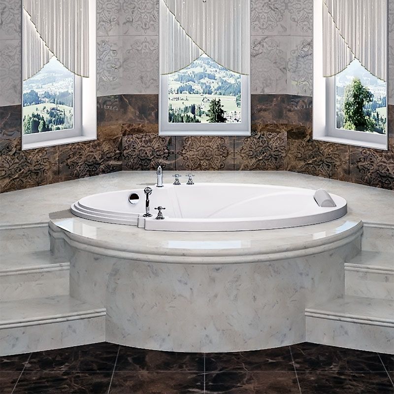 Акриловая ванна Radomir Fra Grande Ницца 190x110 встраиваемая без гидромассажа