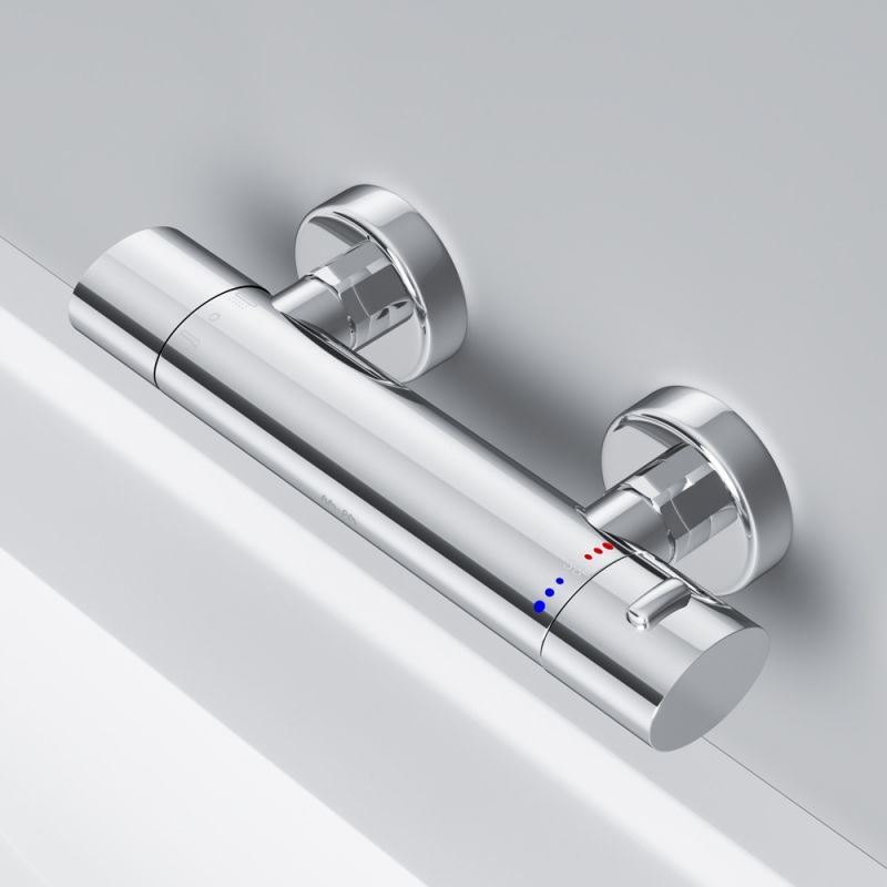 Смеситель для душа AM.PM Sense F7540000 с термостатом Хром Смеситель для душа AM.PM Sense F7540000 с термостатом Хром