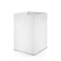 3SC Mood Deluxe White Ведро, без крышки, 20х30х20 см, цвет: белый матовый/хром 3SC Mood Deluxe White Ведро, без крышки, 20х30х20 см, цвет: белый матовый/хром