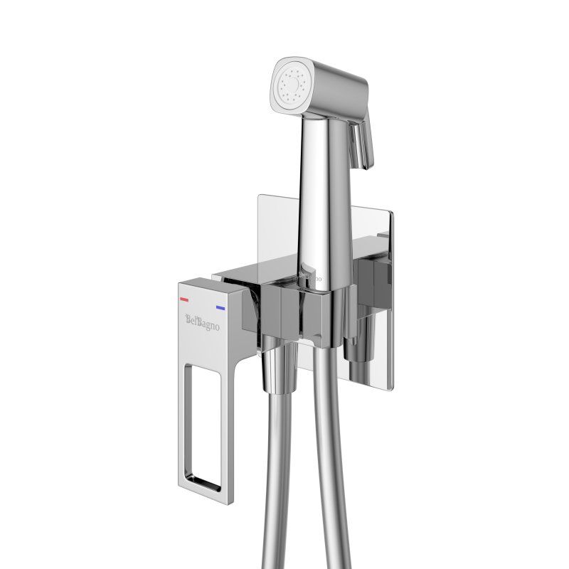 LUCE Гигиенический душ со смесителем, хром LUC-HGN-CRM, артикул LUC-HGN-CRM