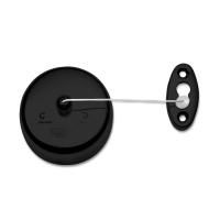 Decor Walther Basic WL Верёвка для белья с настенным креплением, цвет: черный матовый