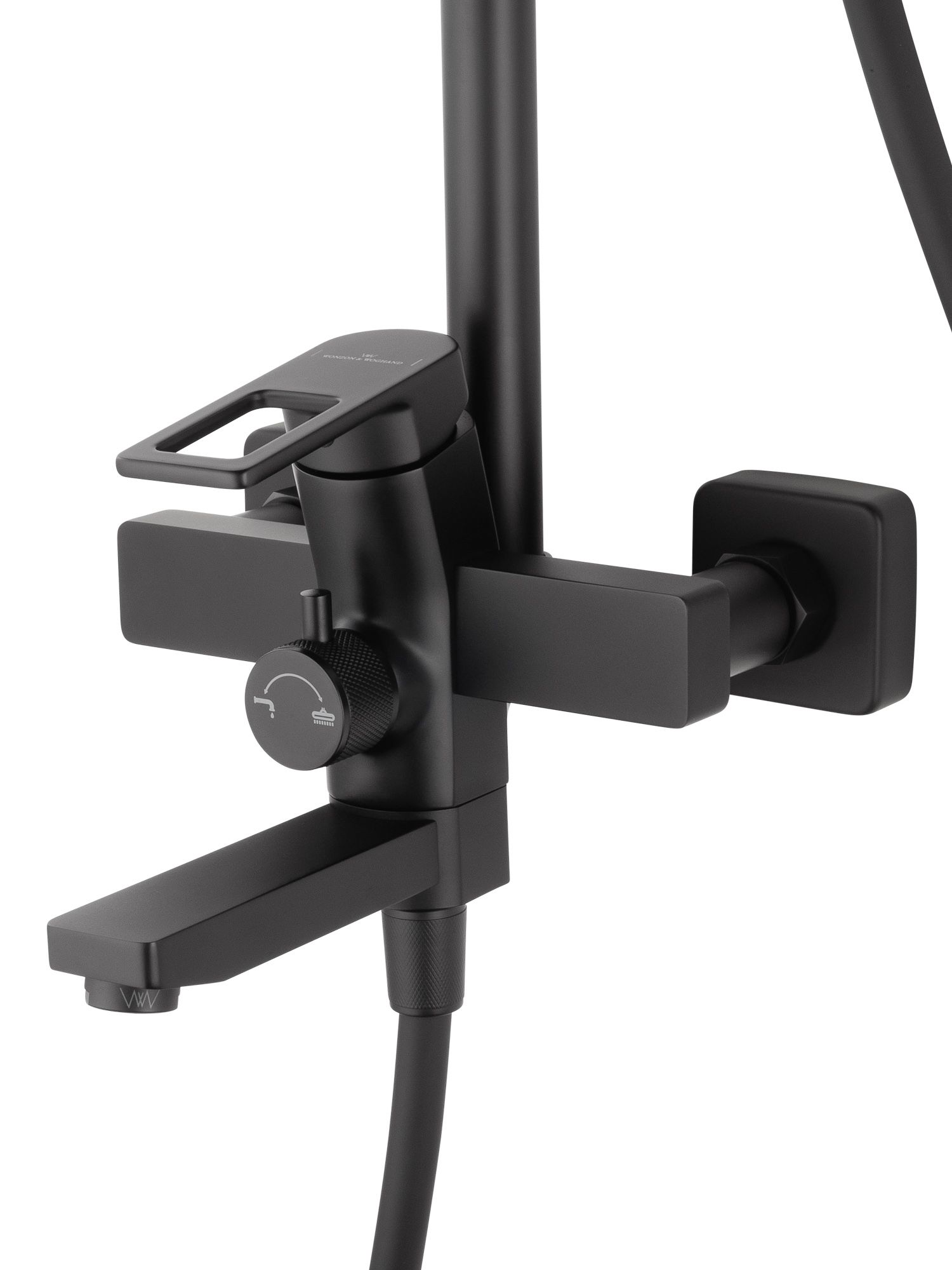 Душевая система WONZON & WOGHAND FRAME, Черный матовый (WW-88739010-MB)