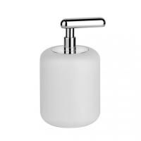 Gessi Goccia Дозатор для жидкого мыла настольный, цвет: хром/белый Gessi Goccia Дозатор для жидкого мыла настольный, цвет: хром/белый