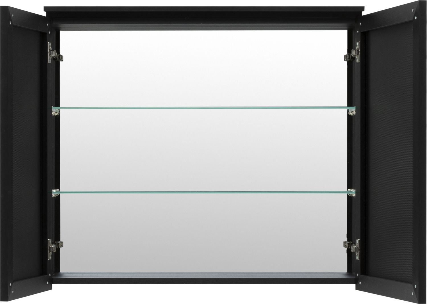 Зеркальный шкаф De Aqua Алюминиум 90 черный