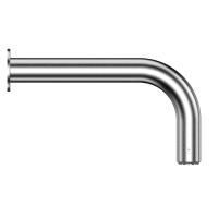 Bossini Nobu Настенный кронштейн из нерж.стали Ø 54мм с фиксированной душевой лейкой Nobu, самоочи. с дождевой струей.,цвет  Mat brushed S.S.