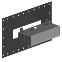 Gessi Emporio Via manzoni Встраиваемая часть для смесителя на 2 выхода, цвет: Chrome