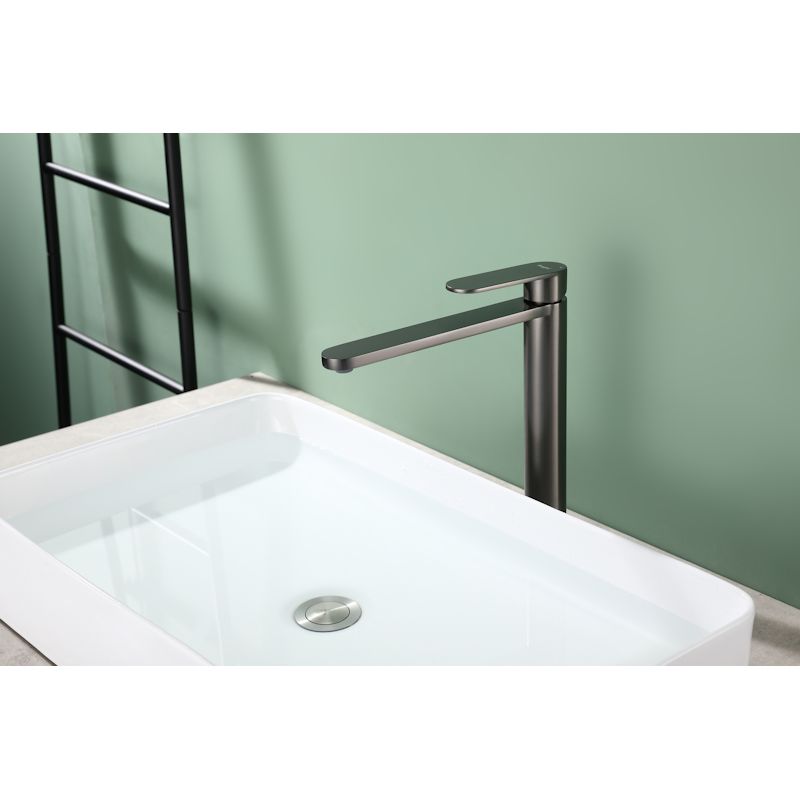 Смеситель для раковины высокий Raglo R10.15.09, графит