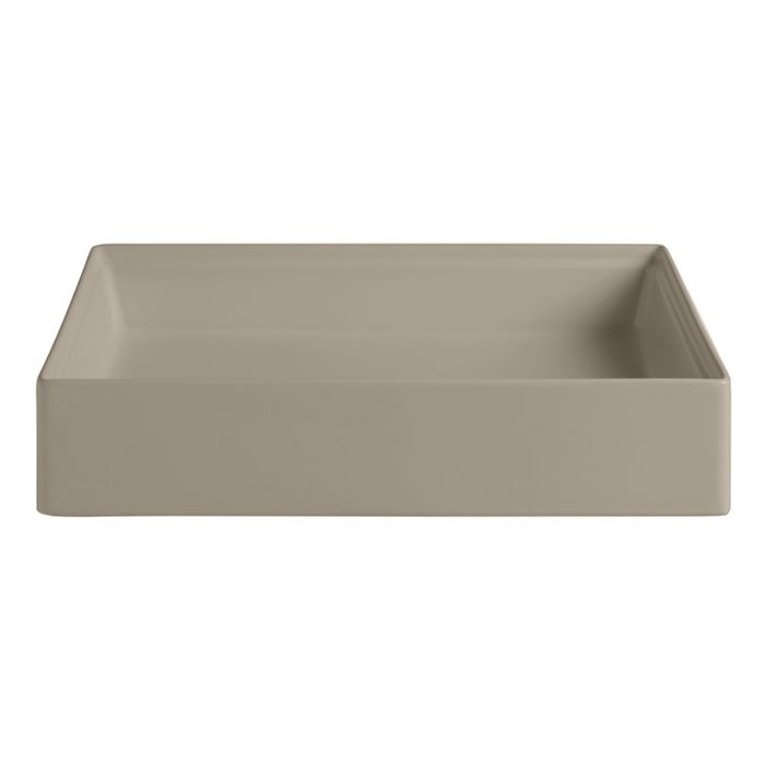 Artceram SCALINO Раковина накладная,55х38хh11,5см, без отв под смеситель, без перелива, цвет: matera
