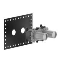 GESSI Anello/Ingranaggio встраиваемая часть настенного смесителя для раковины, цвет Steel Brushed