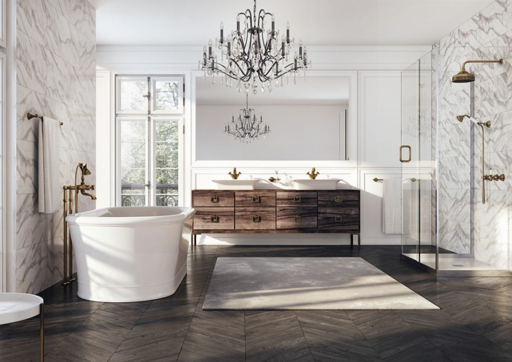 Смеситель для раковины Webert Ottocento OT700102065, бронза, артикул OT700102065