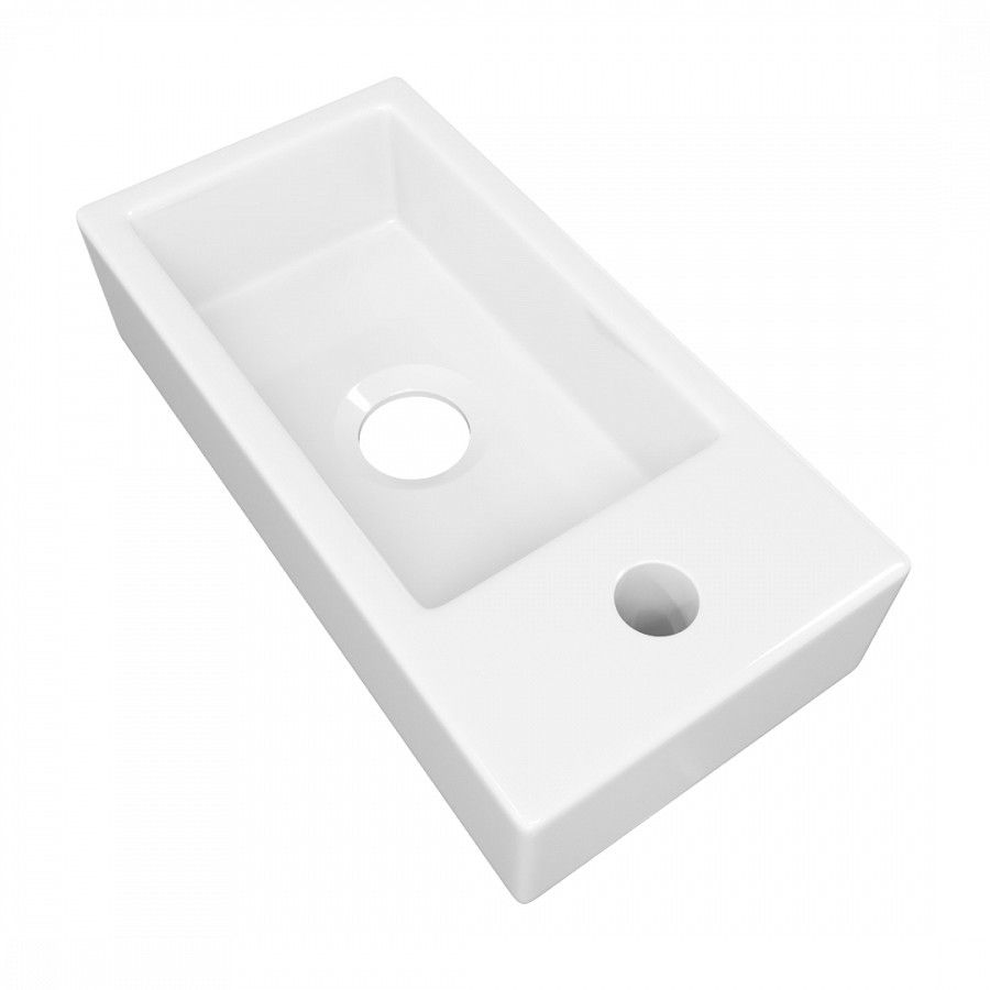Раковина подвесная Maretti AR13PD37-844, белая, артикул AR13PD37-844