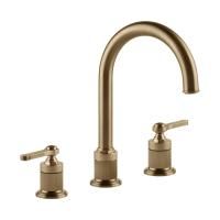 GESSI VENTI20 Смеситель для раковины на 3 отверстия,  излив 172 мм., , цвет Warm Bronze Br. PVD
