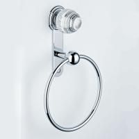 THG MARQUISE BLANC DECOR PLATINE Полотенцедержатель-кольцо, декор белый/платина, цвет хром THG MARQUISE BLANC DECOR PLATINE Полотенцедержатель-кольцо, декор белый/платина, цвет хром