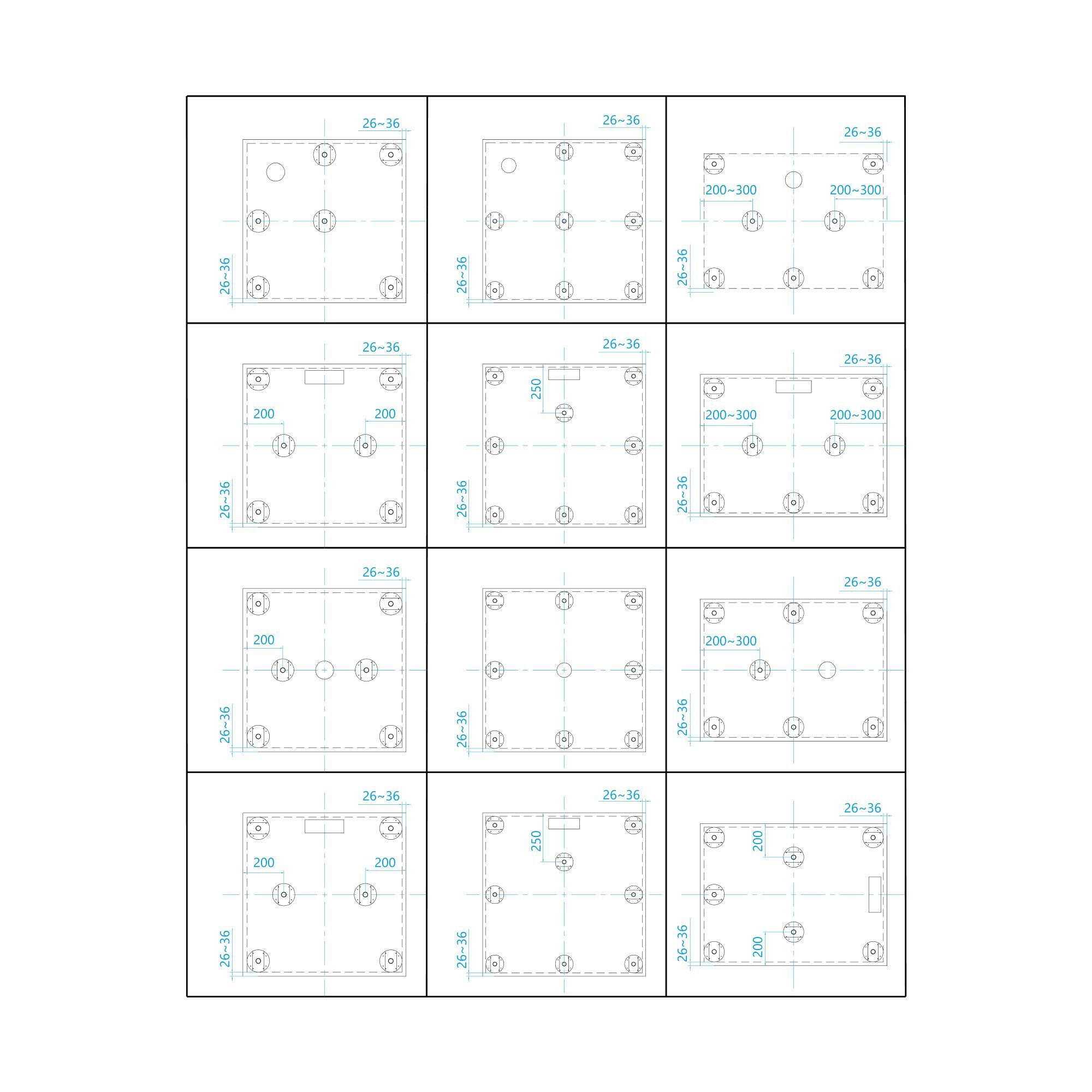 Душевой поддон квадратный RGW GWS-01 Белый (1000x1000)