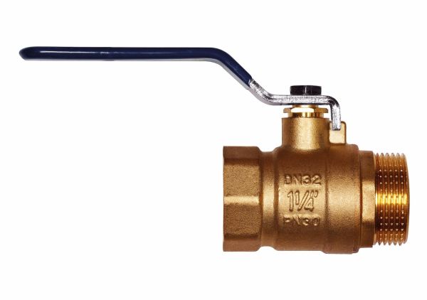 Кран шаровой RM-L ВР-НР 1 1/4 муфтовый ручка Ду32 Ру30 (11Б27п1)