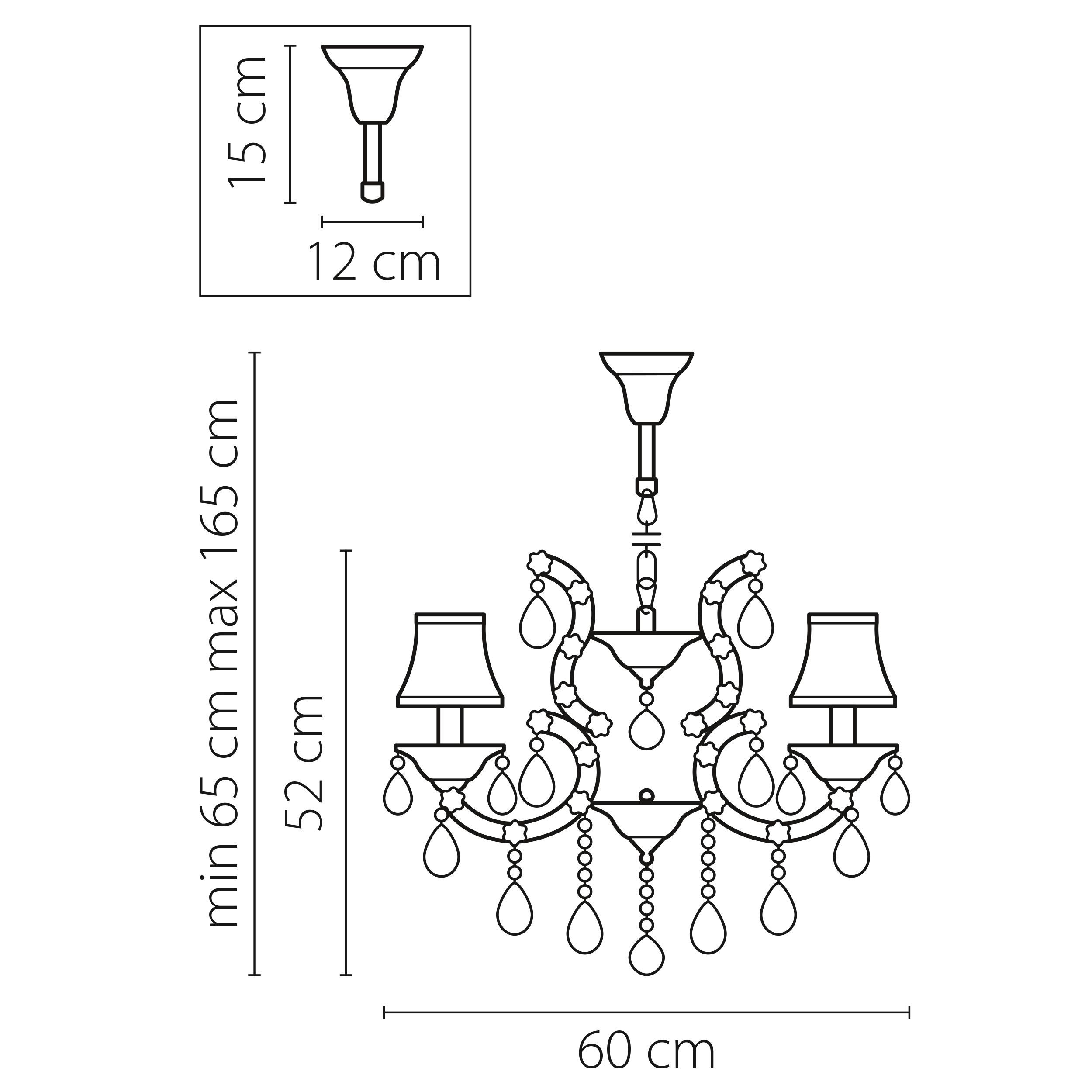 Люстра подвесная Princia Lightstar Premium 726061 Люстра подвесная Princia Lightstar Premium 726061