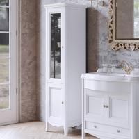TW Veronica, Колонна 50.2/45*40/37.4*h172см, 2 распашные дверки, доводчики Blum (петли слева-SX), цвет: bianco, ручки: Riflesso бронза TW Veronica, Колонна 50.2/45*40/37.4*h172см, 2 распашные дверки, доводчики Blum (петли слева-SX), цвет: bianco, ручки: Riflesso бронза