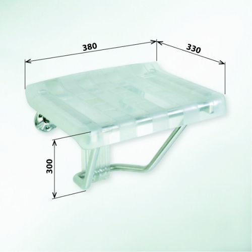 HELP Сиденье для душа откидное ,пластик