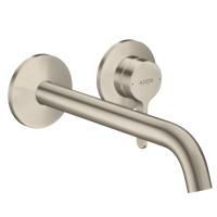 AX One Смеситель для раковины, настенный,  , цвет шлифованный никель AX One Смеситель для раковины, настенный,  , цвет шлифованный никель