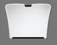 Devon Summertime Antique Зеркало 1050х810х26 мм, со вставками из крашенного дерева цвет deep black