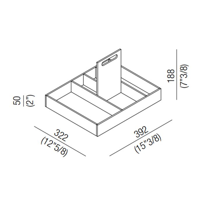 Agape Puzzle Подставка для ящиков 39.2x32.2x18.2 см, цвет: серый Agape Puzzle Подставка для ящиков 39.2x32.2x18.2 см, цвет: серый