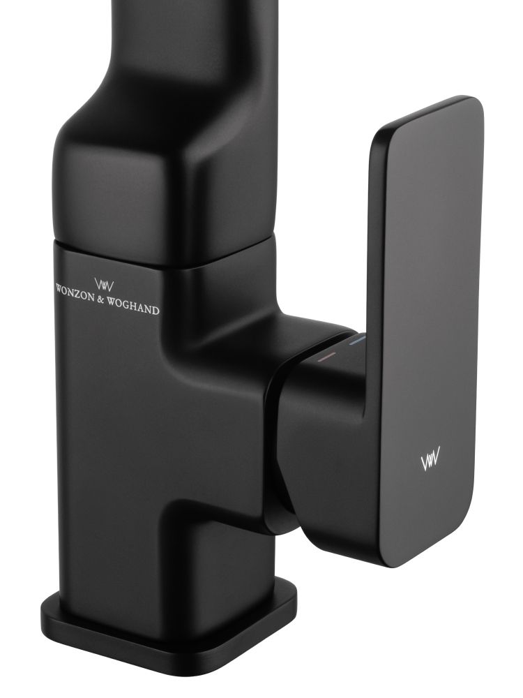 Смеситель для кухни WONZON & WOGHAND ARNIE, Черный матовый (WW-692102-MB)