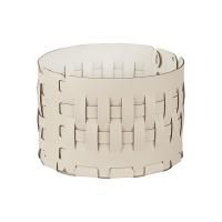 ADJ Корзина Bottega, D20xH12 см., цвет: панна котта/белый