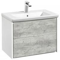 Тумба под раковину ROCA RONDA 67,7 ZRU9303003 (подвесная, белый матовый/бетон), шт
