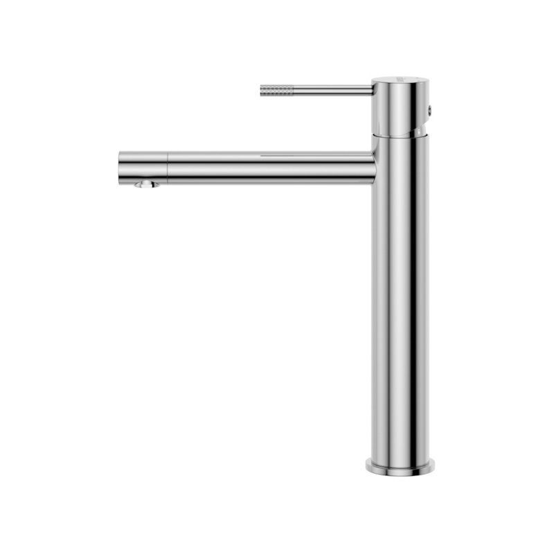 RELAX-LC2-GM-W0 Смеситель для накладной раковины однорычажный без донного клапана, оружейная сталь, артикул RELAX-LC2-GM-W0