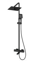 Душевая система с термостатом WONZON & WOGHAND, Черный матовый (WW-88739901-MB)