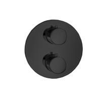 Almar ROUND CORE Внешняя часть смесителя на 2 потребителя, черный матовый Almar ROUND CORE Внешняя часть смесителя на 2 потребителя, черный матовый