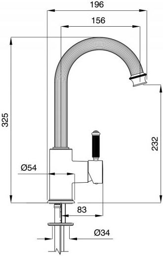 Смеситель для раковины Cezares Olimp OLIMP-LSM2-01-L Хром Смеситель для раковины Cezares Olimp OLIMP-LSM2-01-L Хром