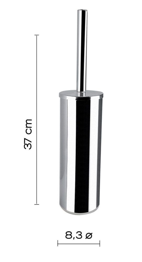 Gedy Fuji, напольный металлический ёрш, цвет хром