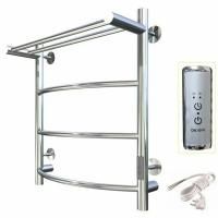 Электрический полотенцесушитель Тругор ПЭК 5 П СП 60x40 с полкой Хром